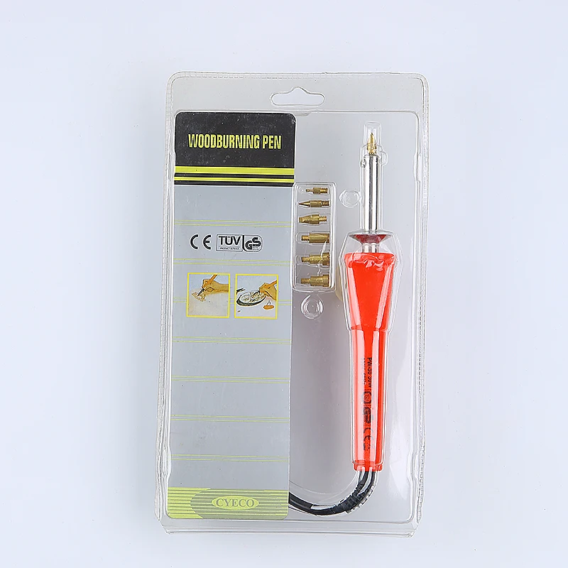 Various Durable Using 30w Wood Carving Electric Iron Tip Burning Soldering Pyrography Pen