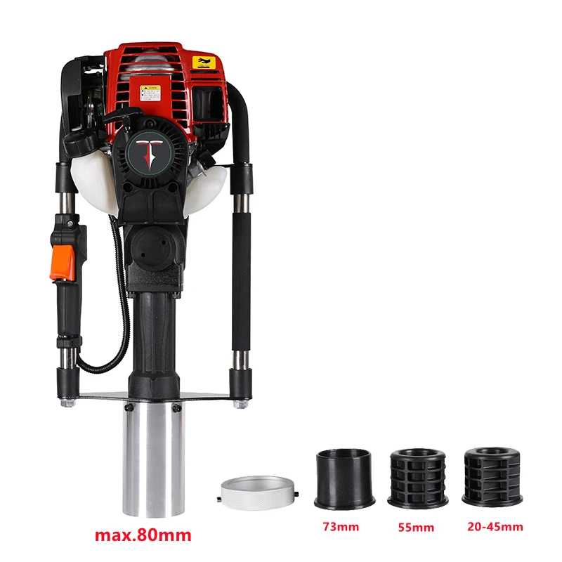 DPD-80 gas powered fencing equipment manual petrol post driver post knocker made in China