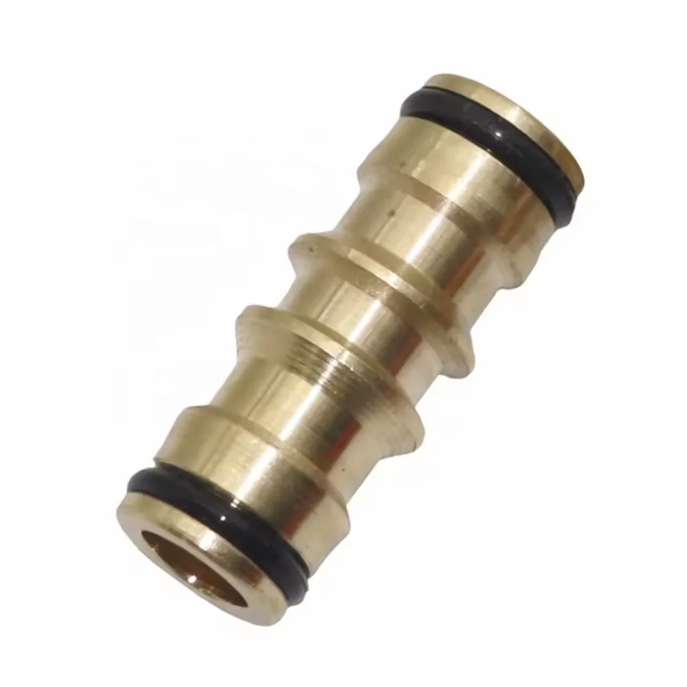 Brass Hose Straight Barb Fittings Quick Connect Car Wash Water Pipe Fittings Garden Water Hose Connector Brass Coupling