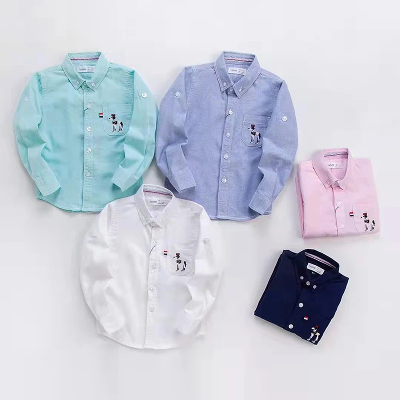 New Stylish 2-10years kid boy clothing Comfortable fabric Tshirts Kids long sleeve 90% cotton Boy Shirts summer
