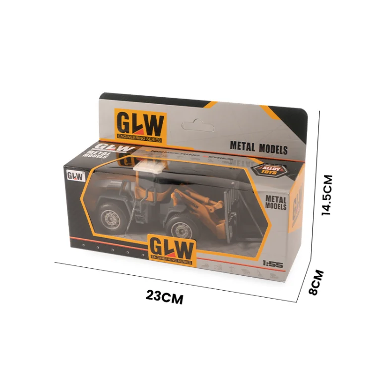 1:55 Rc Bulldozer Toys Rc Simulation Alloy Truck Construction Toy Wheel Loader