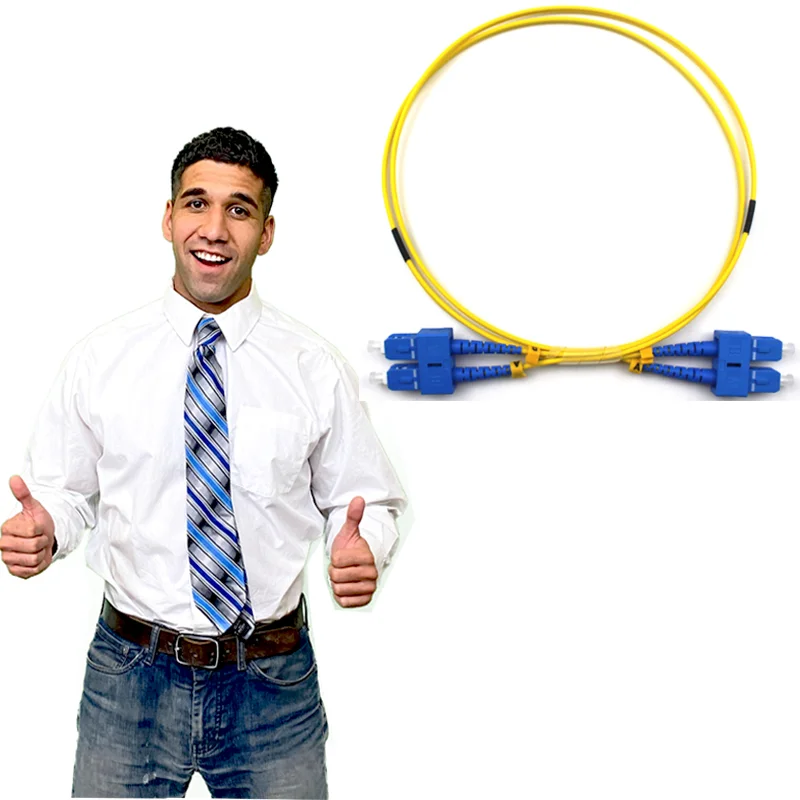 For media converter 10G 100G Singlemode Multimode Duplex SC To SC Fiber Optical Patch Cord