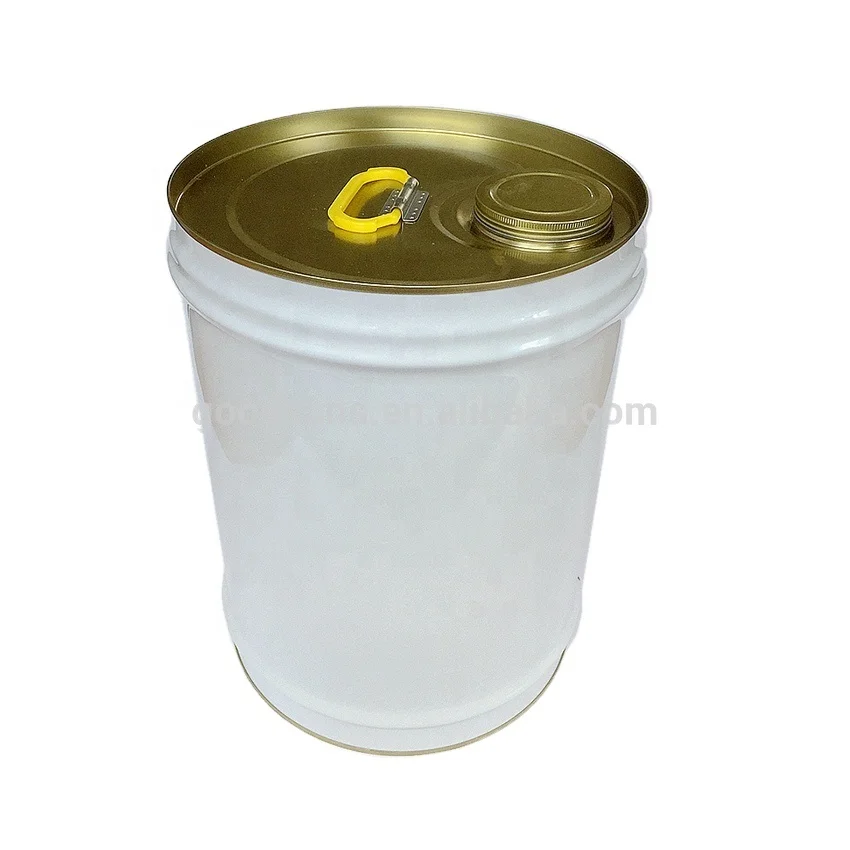 
2021wholesale Anti-corrosion white coating 20 L paint can drum for chemical product 