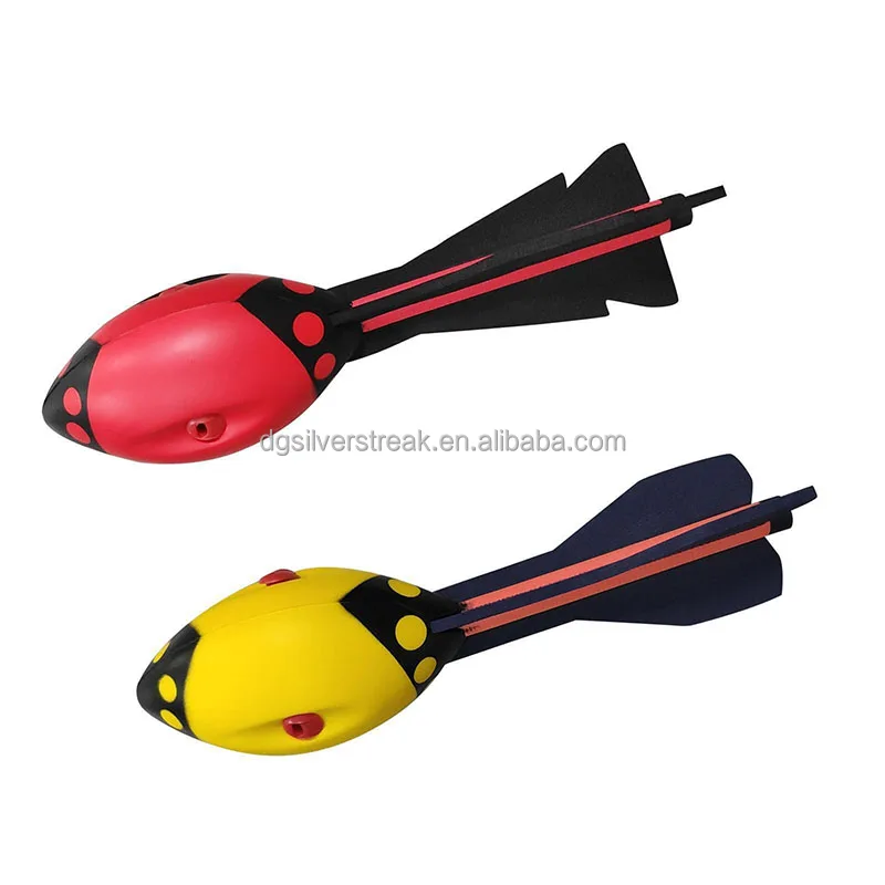 Hand Grip Missile Rocket Darts Ball with Whistling Football Foam Rocket Ball Outdoor Sports