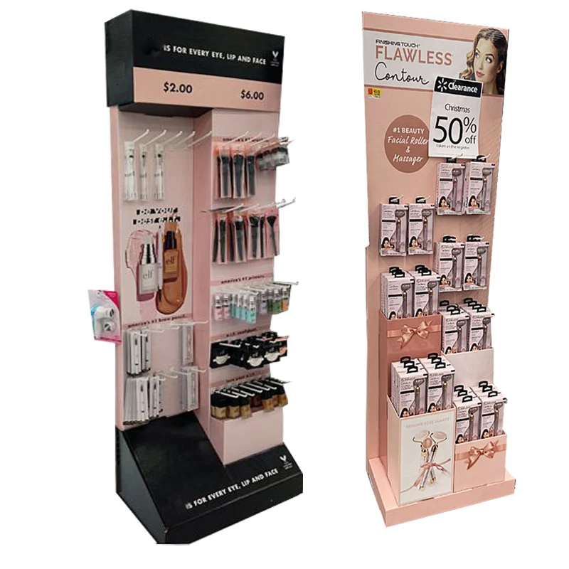 cosmetic cardboard case cardboard display box rack shelf board table funko pop up cardboard cosmetic display case for retail