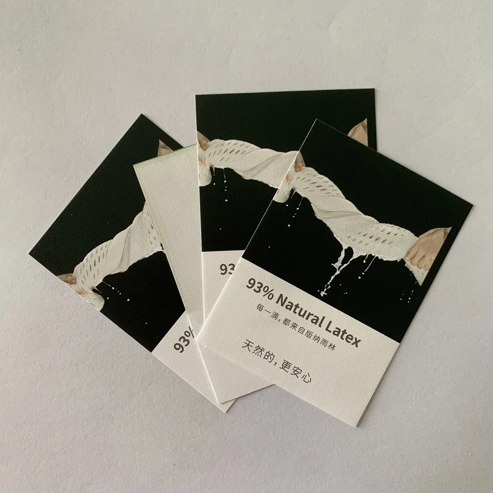 Wholesale garment woven label/tag/customized clothing embroidered logo/satin /silk printing weaving