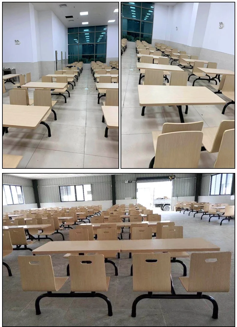 Fast Food Restaurant Furniture  Cafeteria Table and Chair