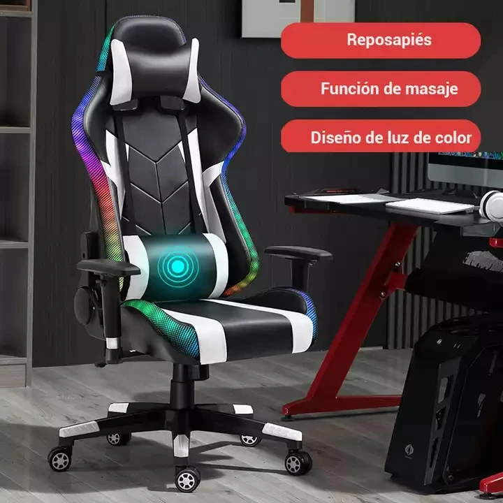 silla para juegos scorpions sillas de juego giratoria rosa rgb led sillas gamer