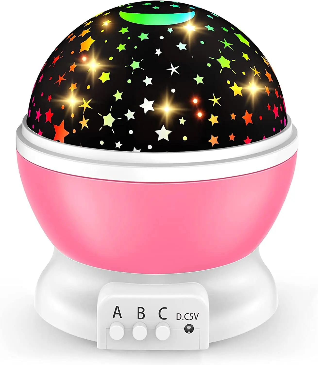 Sky Star Lighting Master USB or battery powered dream rotating 4 LED Night Light Lamp kids star starry night light projector