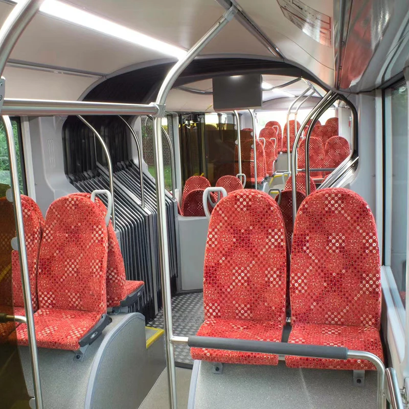 18m 50+1 seats automatic pure electric rhd urban bus long electric 50 seats passenger public articulated city bus
