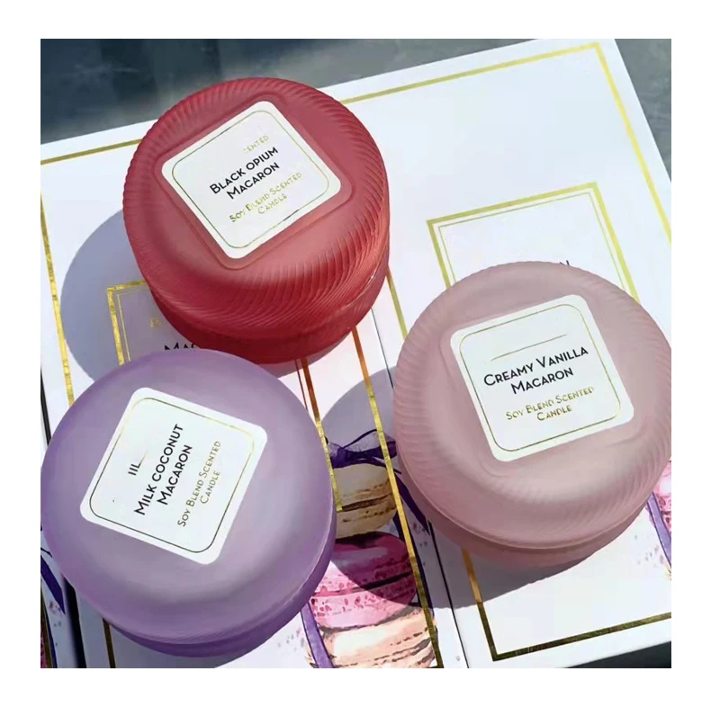 hot sales luxury brand scented candle natural soy wax coconut milk scented candle