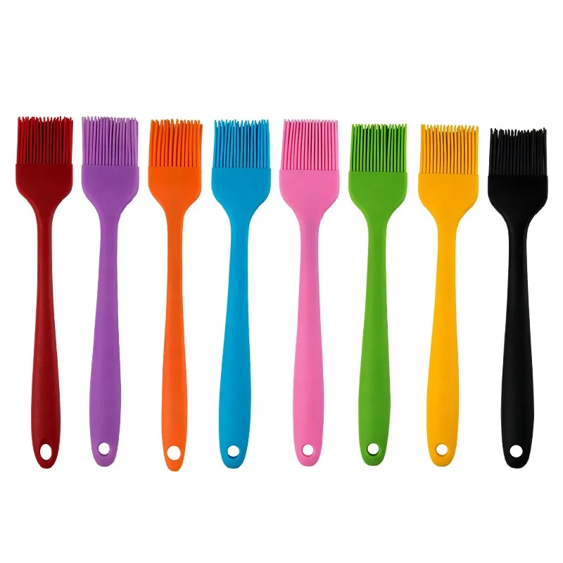 Hot Sale Silicone bbq barbecue food baking brush kitchen cooking oil silicone basting brush silicone pastry brush for kitchen