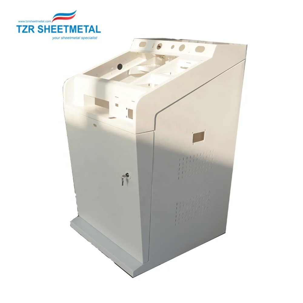 Price Custom Metal Fabrication Precision ATM Sheet Metal Powder Coated Outdoor Enclosure Cabinet Service