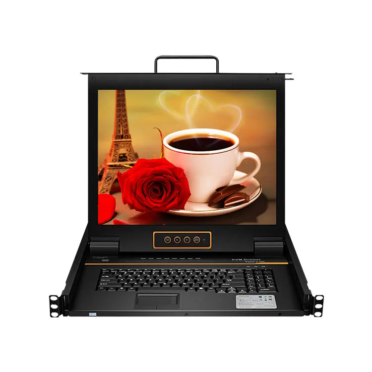 Server Room Control Panels Folding LCD All-in-One KVM Switches