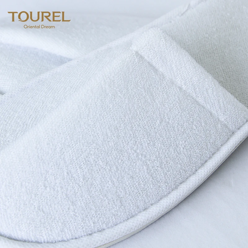 Hot Sales Closed Toe Hotel Terry Towel Disposable Slipper