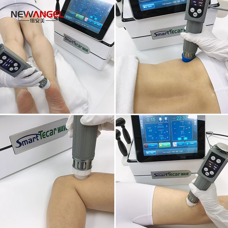 Medical therapy system smart cet ret rf448 shock wave 3 in 1 ems shockwave acoustic machine for pain relief