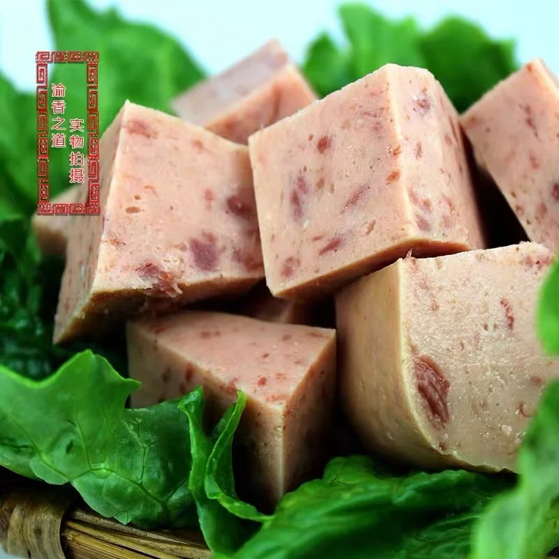 Hot selling nutritious and healthy lunch meat ham 340g canned pork outdoor camping ready-to-eat lunch meat