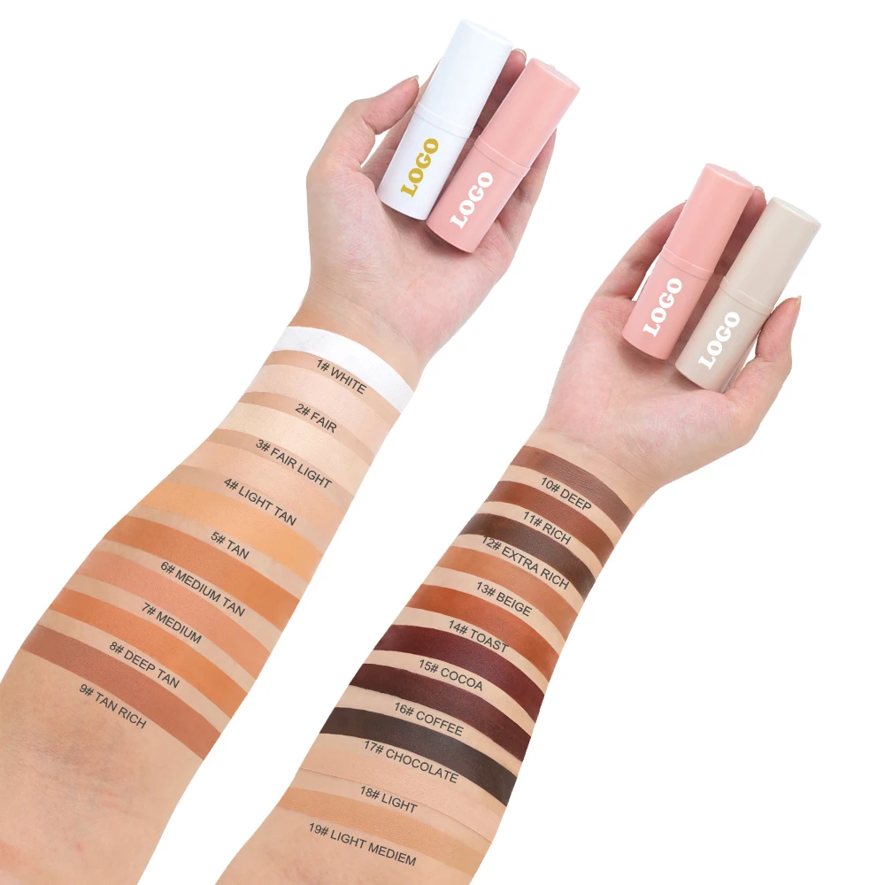 OCHAIN New Factory Custom Your Logo Private Label Matte Makeup  No Logo Bronzer Foundation Contour Stick