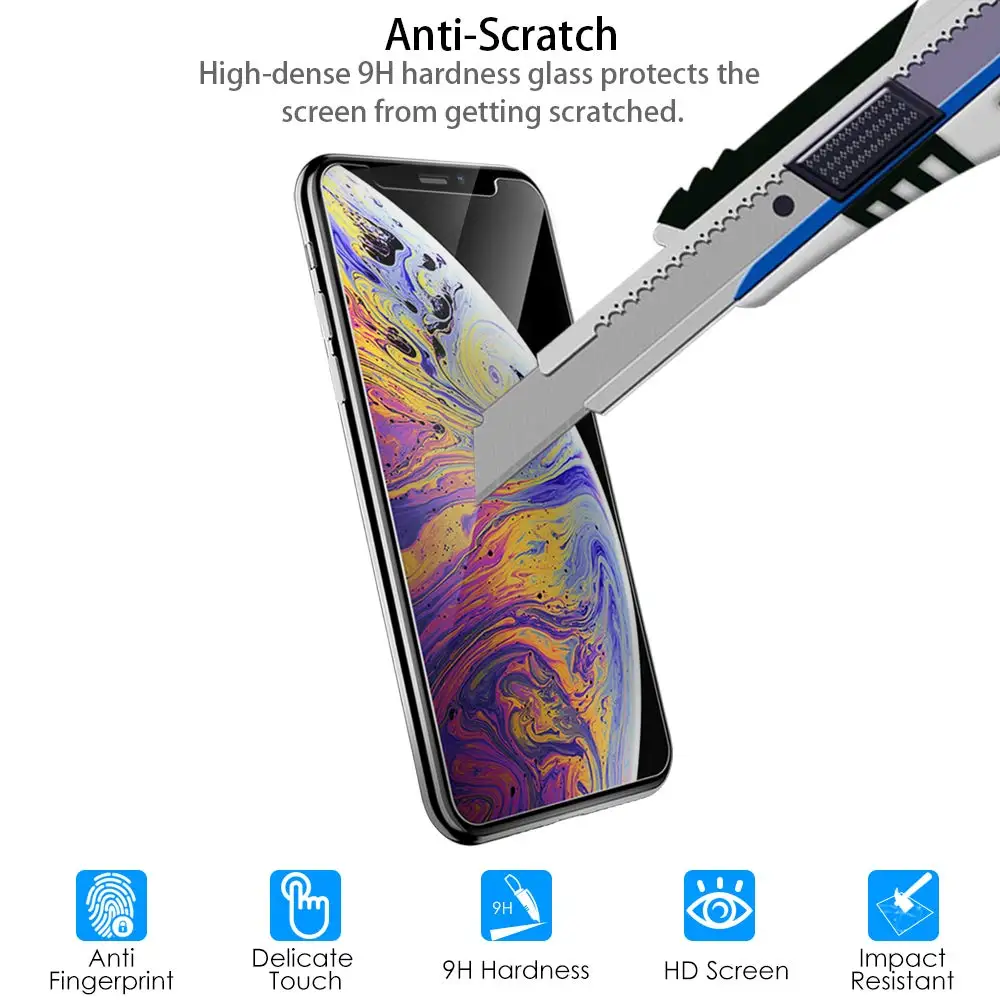 Закаленное стекло для iPhone 11/11 pro/11 pro Max защита экрана 9H 2.5D 0 33 мм прозрачная Высококачественная