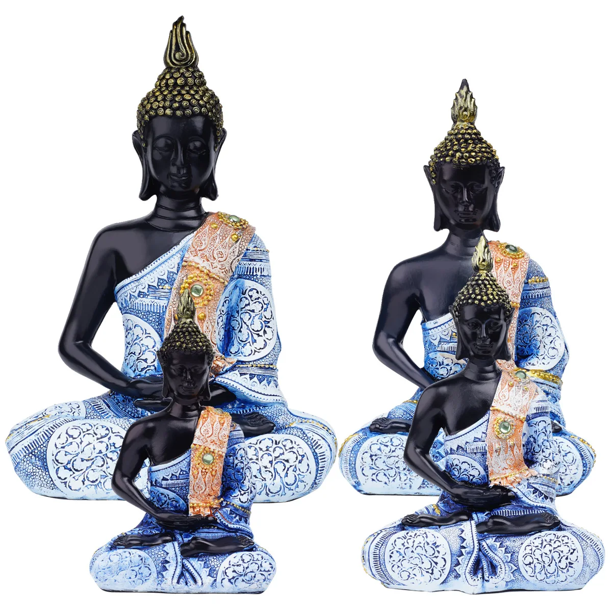 Buddha Hot Sellers Resin Zen Garden Indoor Desktop Miniature With Buddha Resin Crafts Home and Garden Decoration