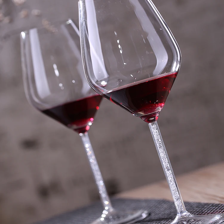 New Product High Quality Crystal Goblet Balloon Wine Glass Set