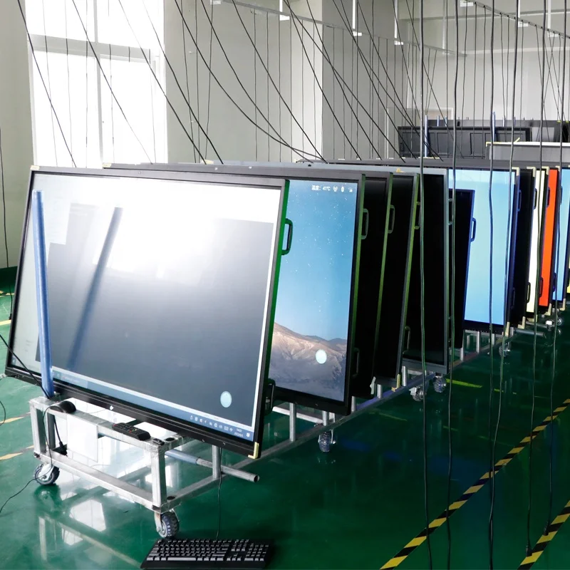 50/55/65/75/86/100/120 дюймов школьный обучающий сенсорный экран android смарт-интерактивная доска цифровое ТВ для школы/конференц-зала