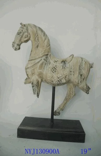 Resin Anime Statue Chinese Style Horse Decoration Wonder of the World Ornaments