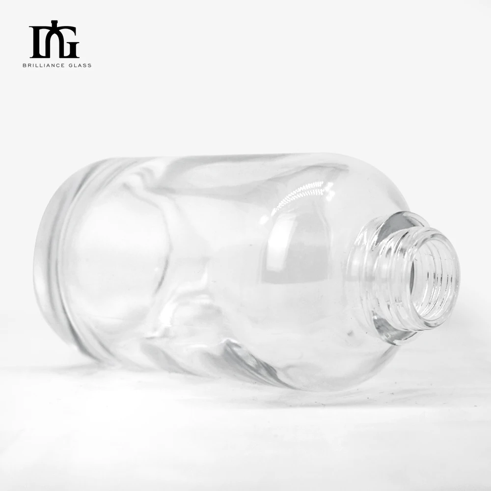 Custom Engraved Empty Spirits  Brand Crystal Alcohol Whisky 750ml Vodka Glass Bottle for Liquor