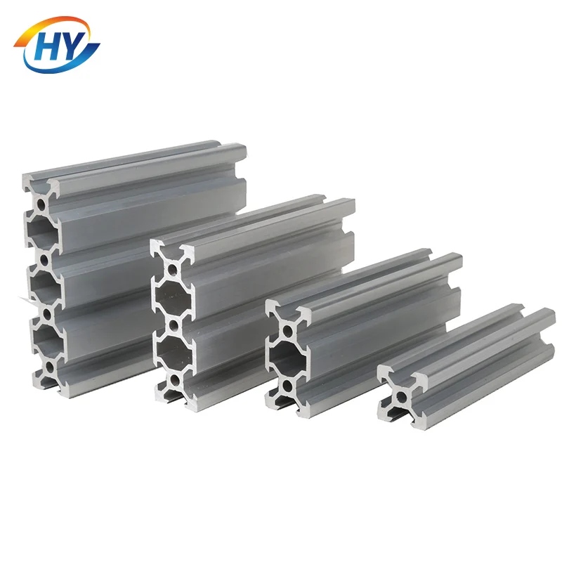 Custom Mill Finish Rectangular 20X80 2080 8020 T Slot Extruded Aluminum Profile By CNC Production Line