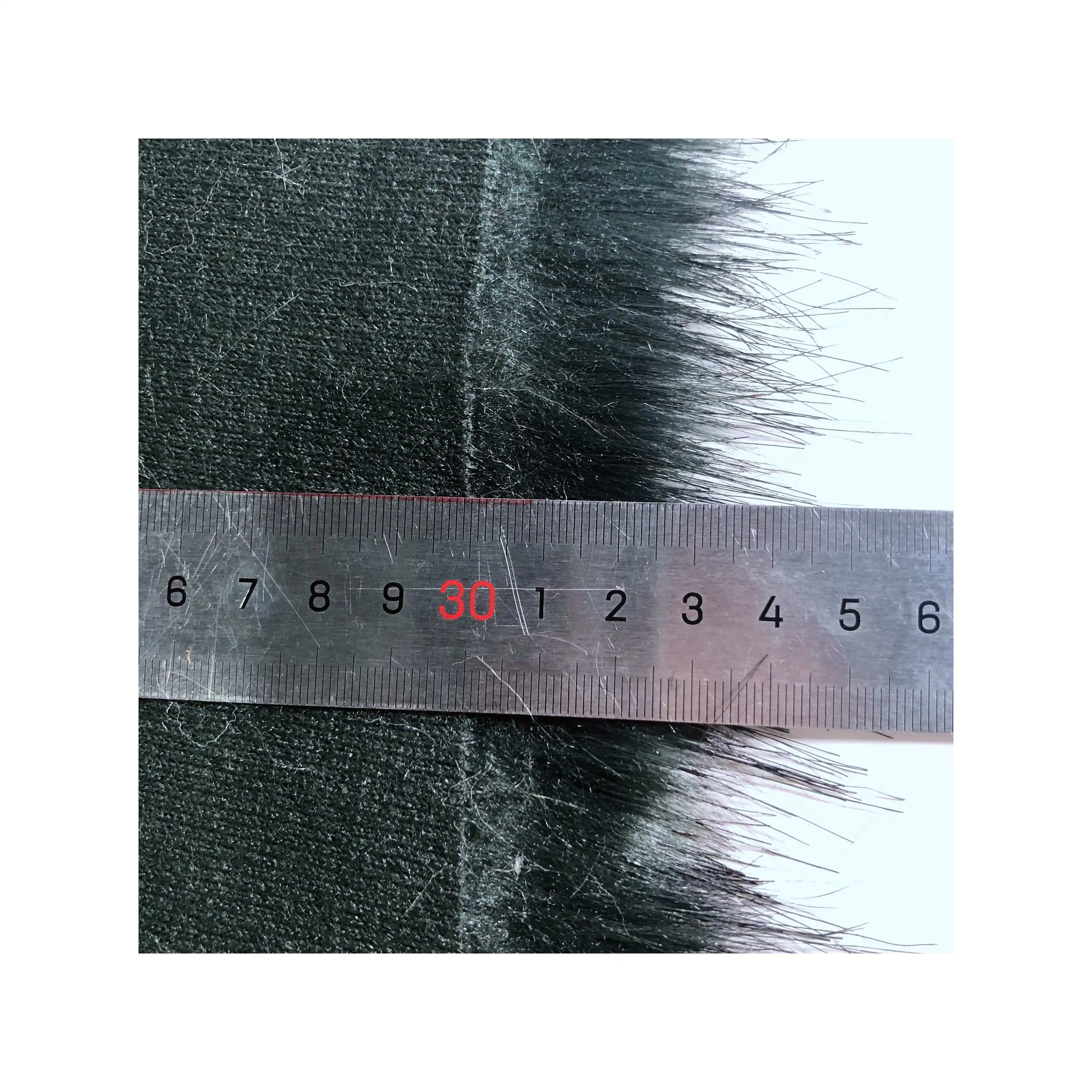2022Hot Sale Wholesale Super Soft Faux Fur Fabric Luxury Fong Hair Stock Fabric For Coat