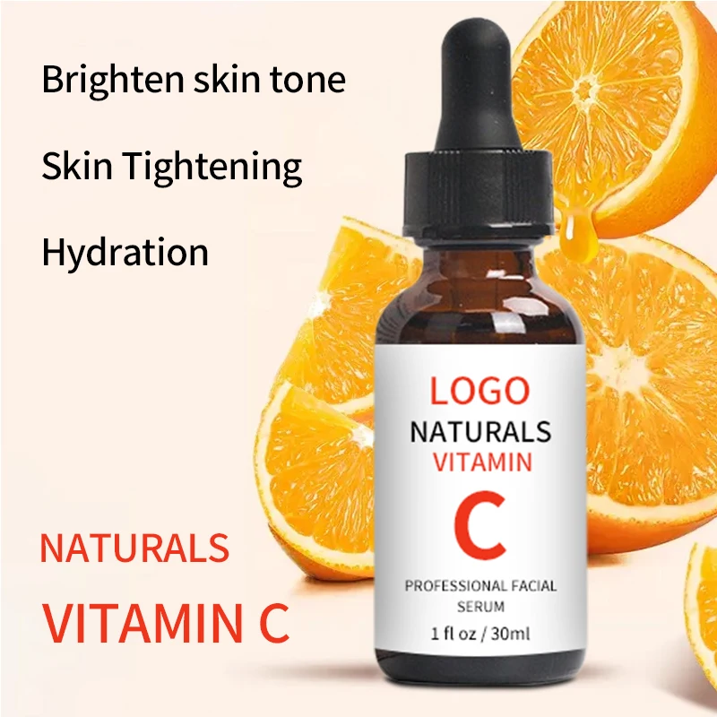 Private Label OEM Facial Serum Whitening Anti Wrinkle Vitamin C Serum For Face
