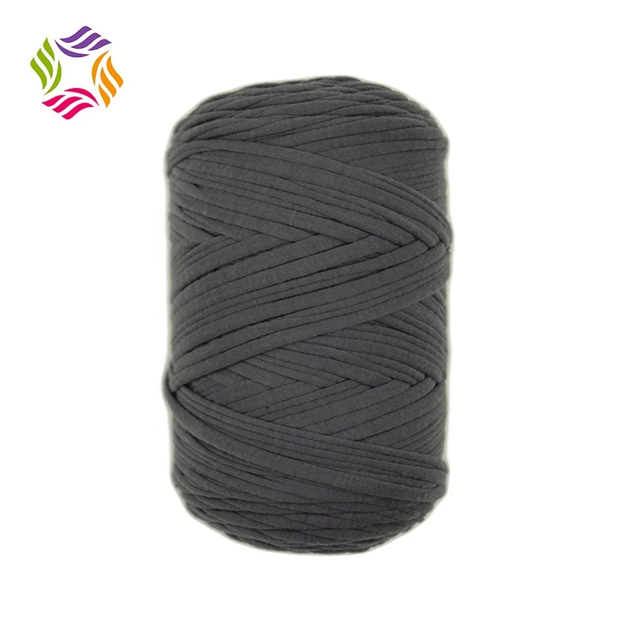 manufacturer wholesale 100% polyester 400g t shirt yarn crochet yarn for knitting