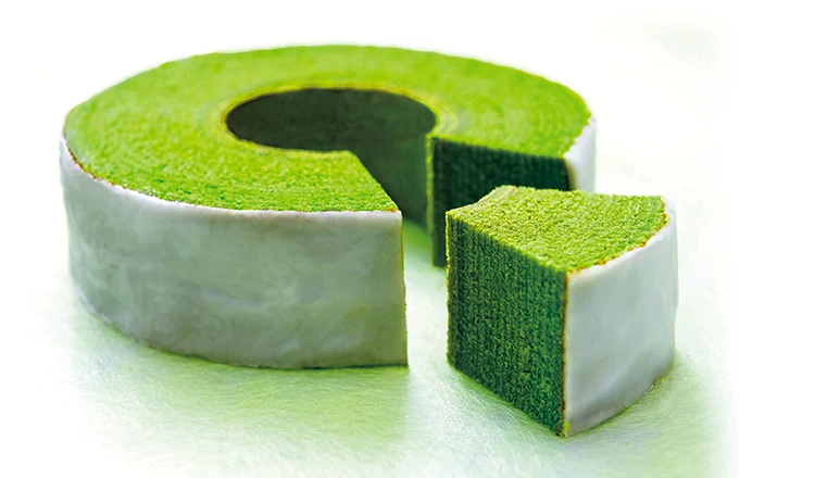 Matcha normal bulk confectionery baumkuchen soft sweets cakes