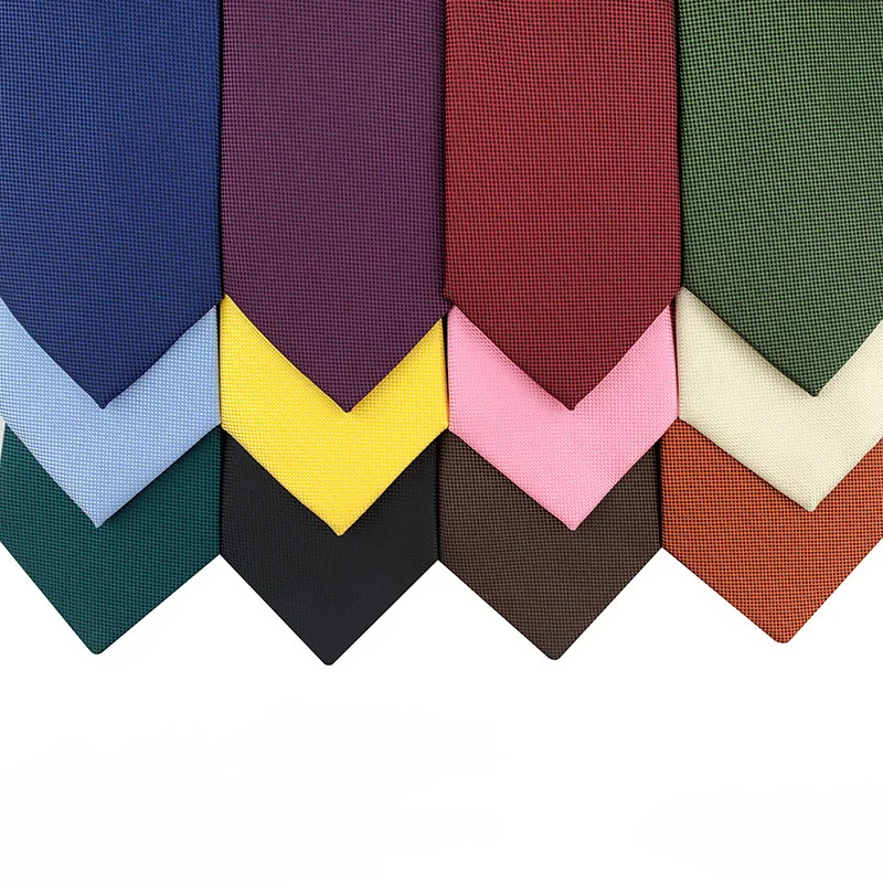 New Solid Color Oliver Green Pink Silk Ties Plain Neck Ties For Men Custom Color Neckties Mens With Logo