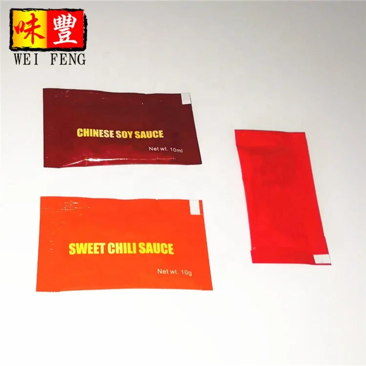 Factory OEM or Chinese Brand HACCP BRC Mini Package Brewed Light Soy Sauce Sachet Packing Small Bags Soya Sauce