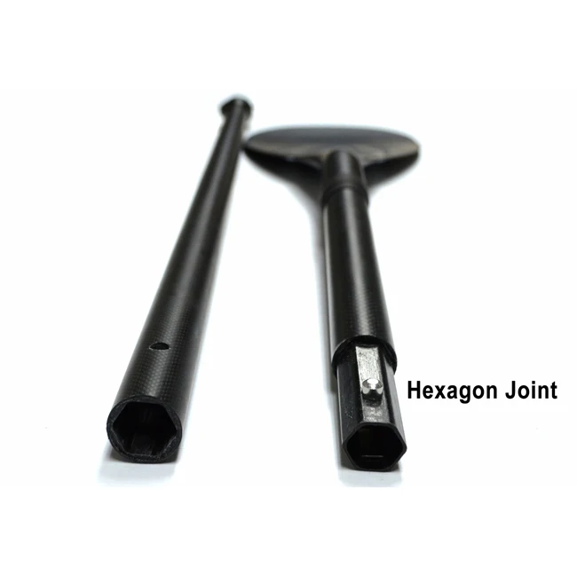 Unisex Lightweight Stand-up Paddleboard 3 Piece Adjustable Carbon SUP Paddle With Bag