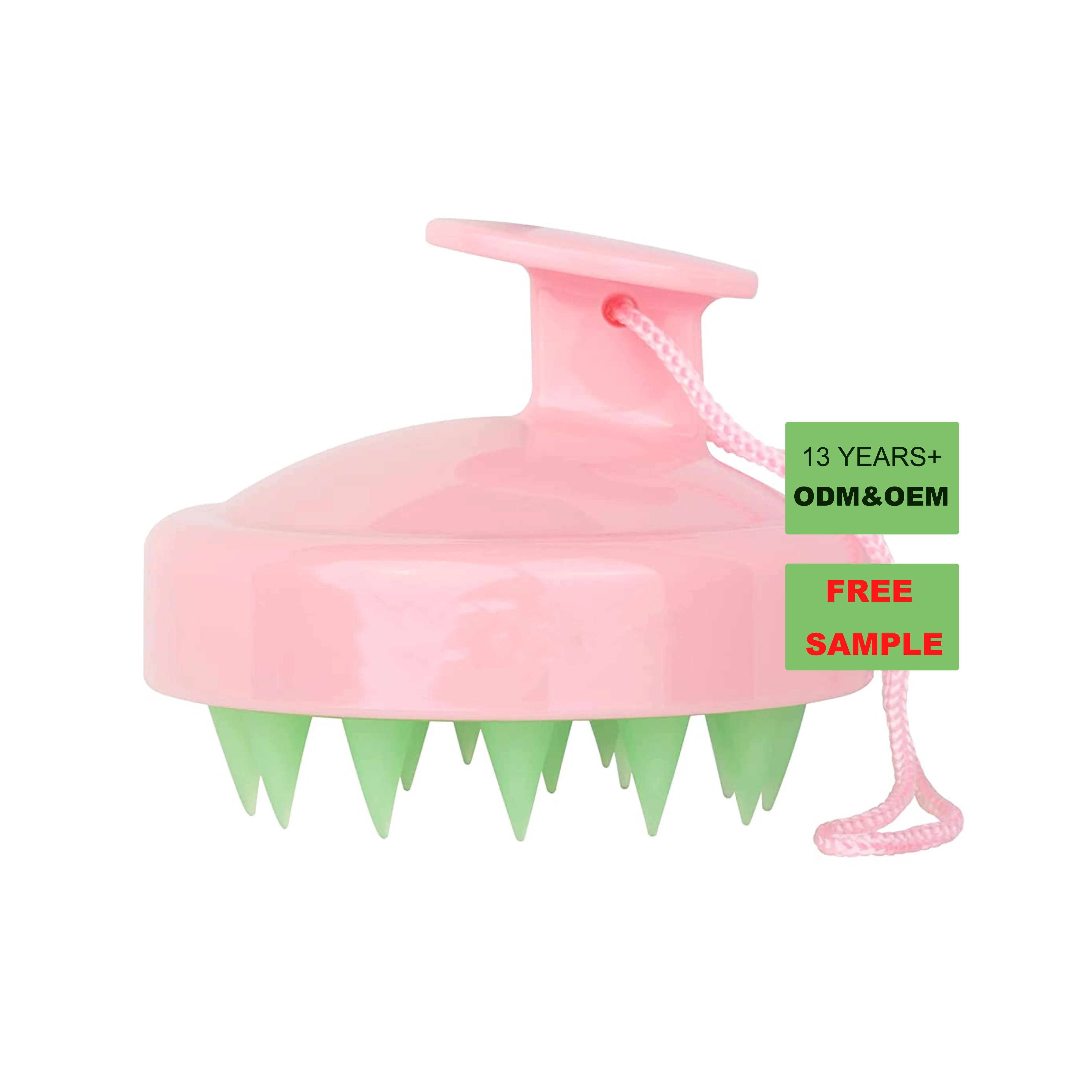 Oem Scalp Massage Hair Soft Silicone pet grooming tool bathing Shampoo pumpkin Multifunction self cleaning brush