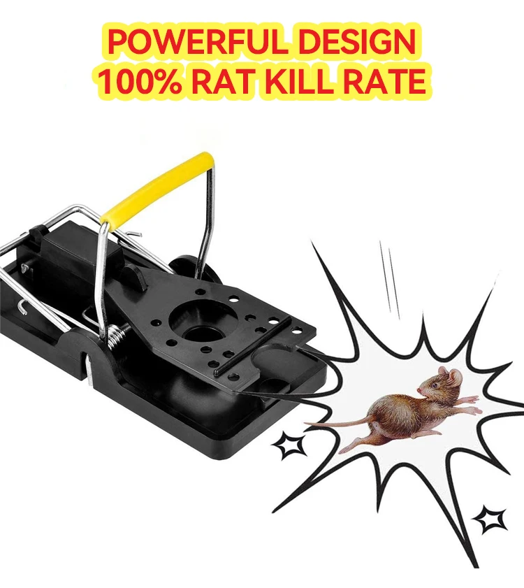 Mousetrap Bait Rodent Reusable Rat Catching Mice Mouse Traps Plastic