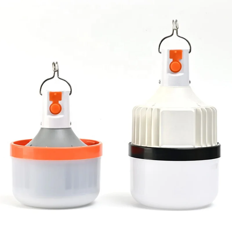 80W LED charging light ultra-bright portable retractable night market household emergency light outdoor waterproof camping light