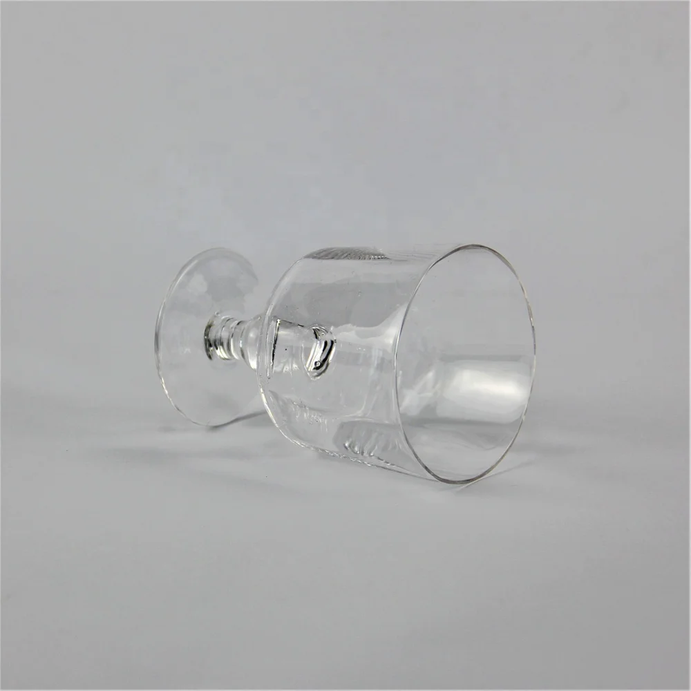 custom logo unique small mini bubble effect crystal wine goblets glass red wine tasting glasses set