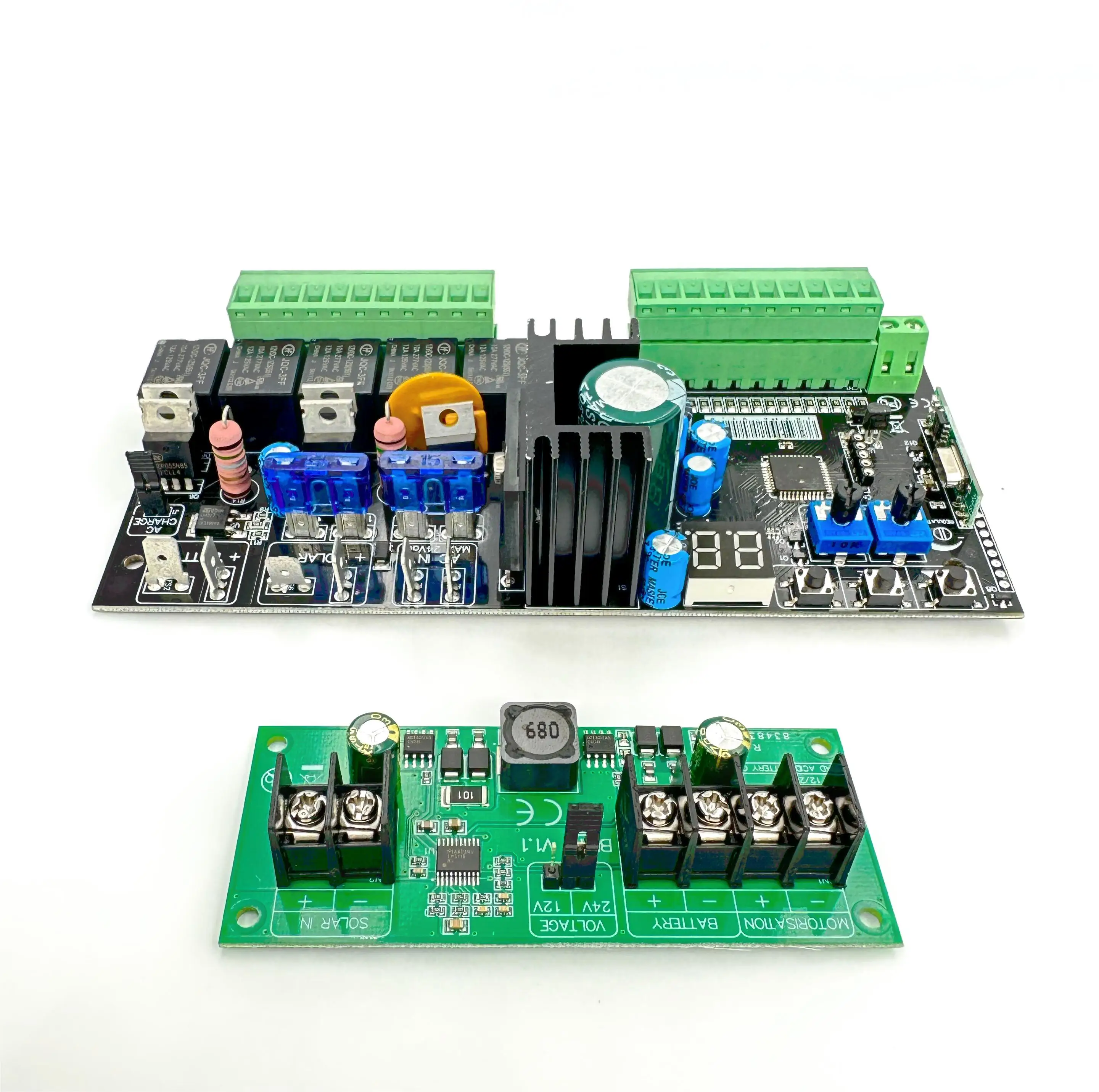 Environmental friendly DC 12V swing gate opener control board with solar power