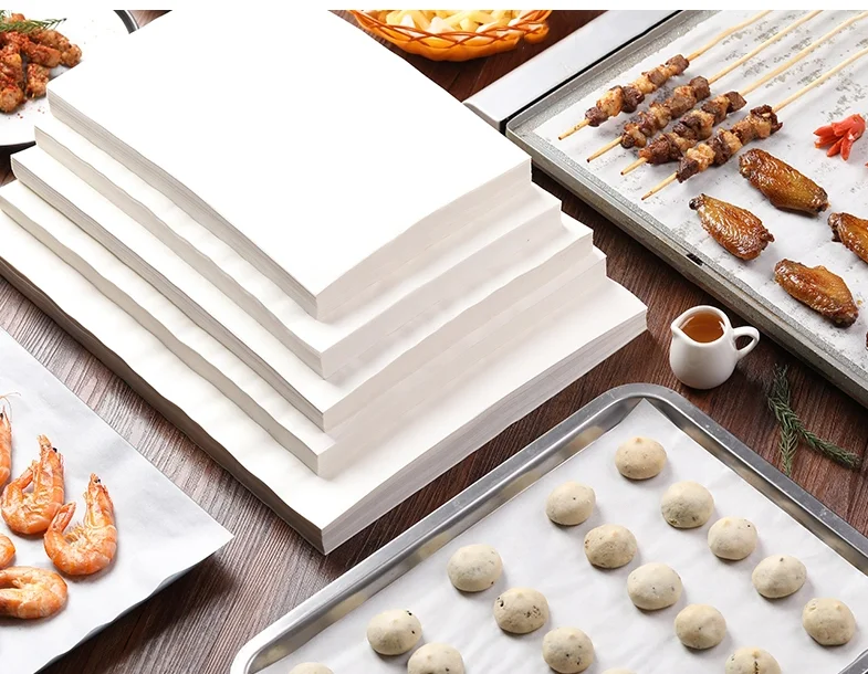 Oli-proof Kitchen Paper Baking Paper 38/40/42gsm White and Natural Colour