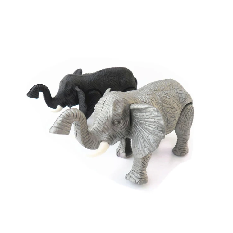 Intelligent Cute Wind Up Toys Mini plastic elephant toy For Promotion