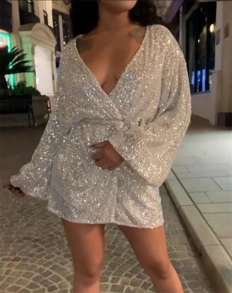 A91959 Ladies club dress hotsale dresses women shining trendy clothes casual clothing dress 2020