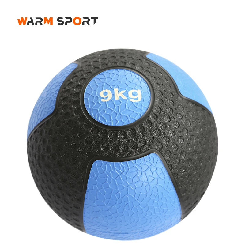 Factory Wholesale Custom Logo Fitness Workout 1-10 KG 2-22 LB Colorful Non-Slip Rubber Medicine Ball