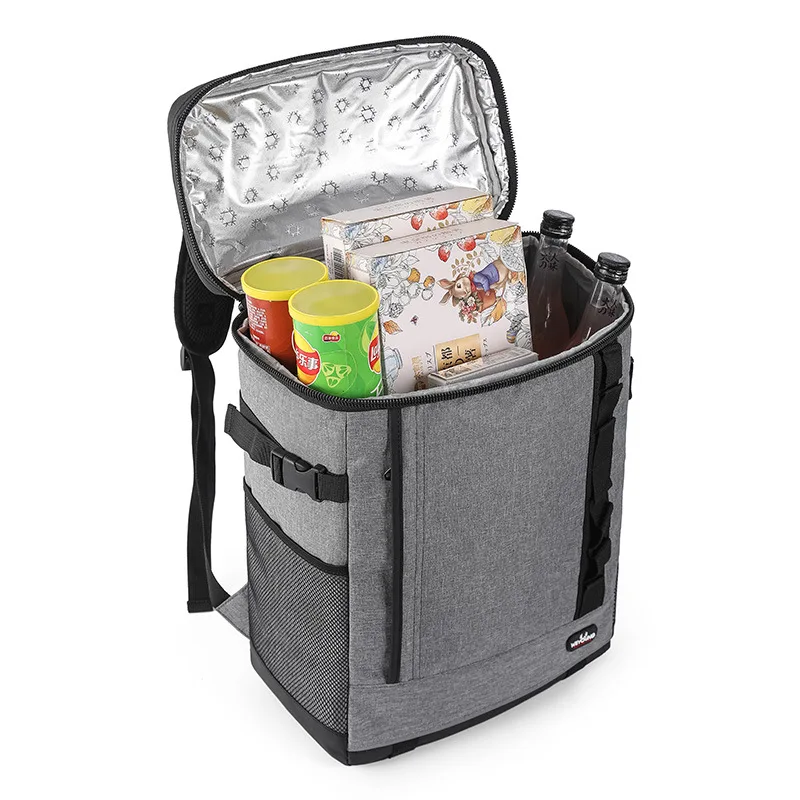 Factory export refrigerated outdoor fresh-keeping ice pack picnic leak-proof thickened thermal insulation backpack