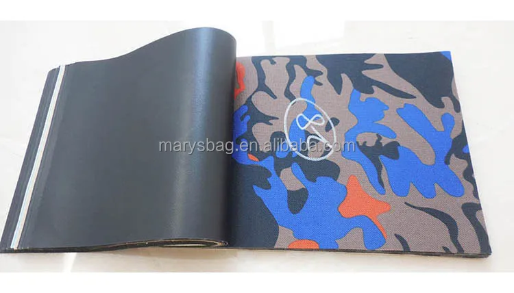 Mesh backed camouflage wallet