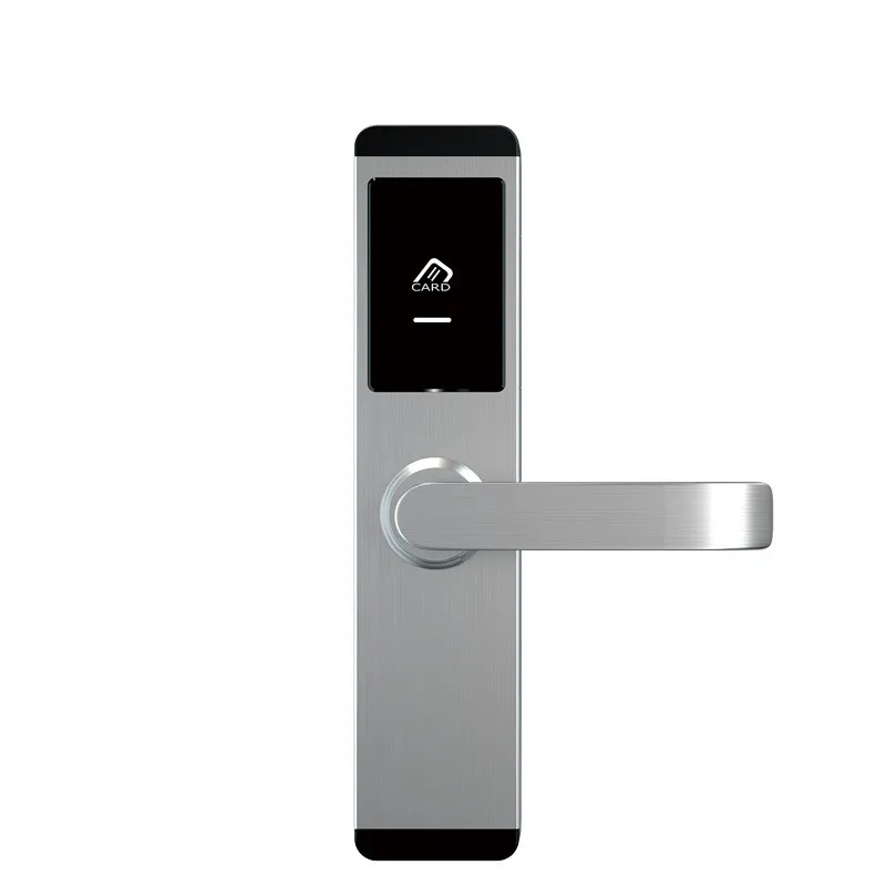 2022 security keyless 50 mortise swipe card door lock apartment hotel door rfid system with software