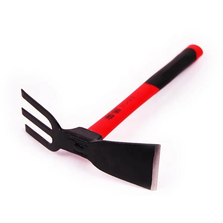 
Garden Tool Dual Purpose Rake And Hoe With Plastic Handle 