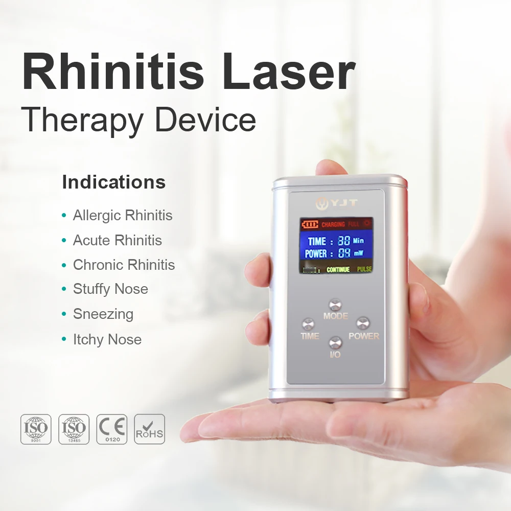 NEWEST Improve blood circulation LLLT therpy equipment rhinitis treatment device